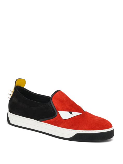 fendi slip on sneakers mens|Fendi sneakers men.